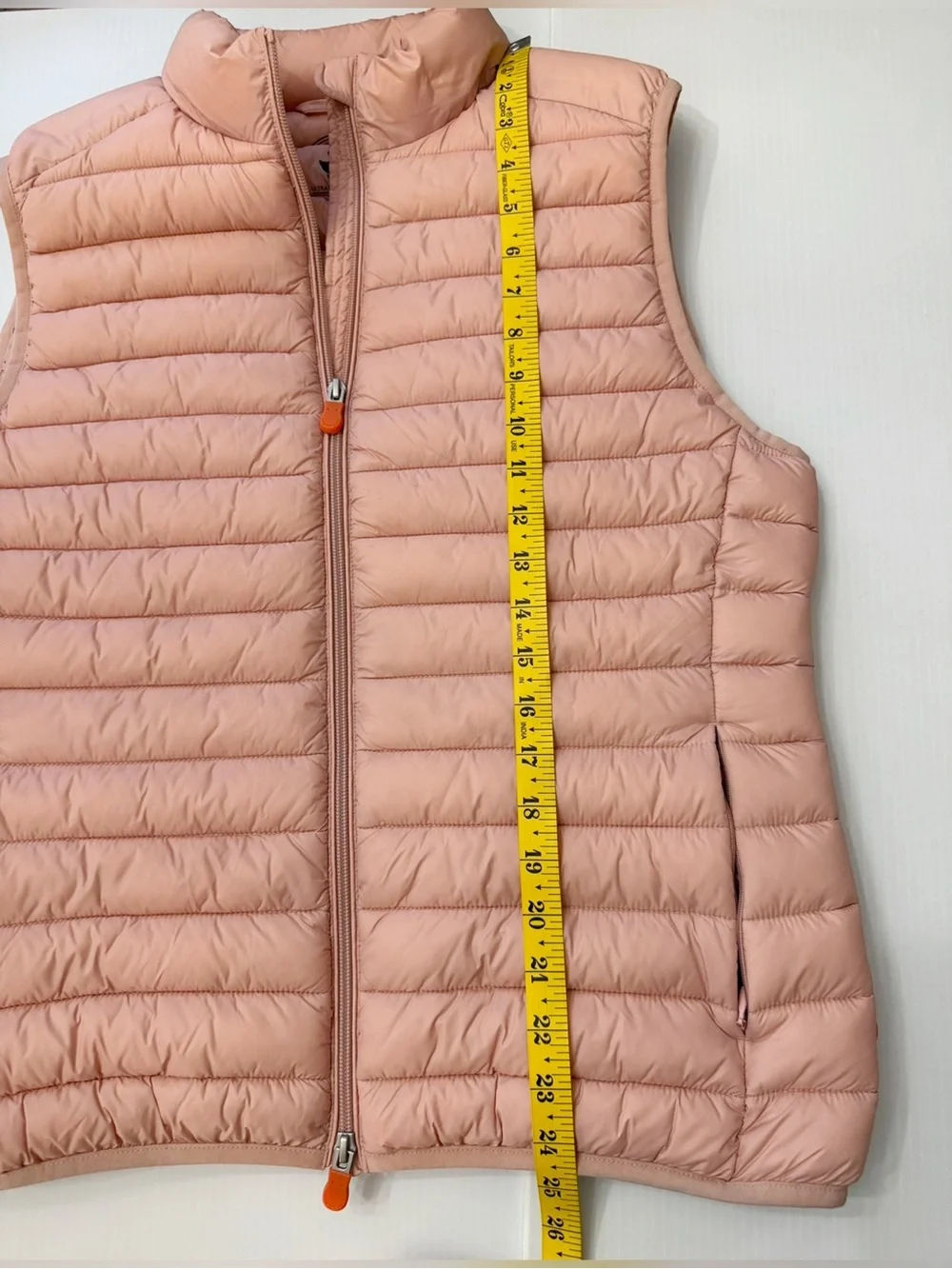 Save The Duck Animal Free Lightweight Quilted Pink Puffer Vest
